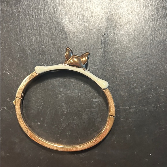 kate spade Gold and Pink Dog Bracelet - Picture 4 of 4